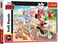 Puzzle Minnie na pláži 200 dielikov.