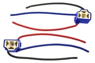 Zástrčka keramická objímka pre žiarovku H4 konektor - 2ks bočné