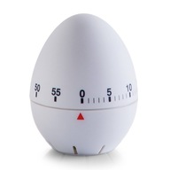 TOJÁS ALAKÚ KONYHAI IDŐZÍTŐ, Ø 6 CM, FEHÉR, ZELLER