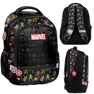 Plecak szkolny tornister Marvel Avengers wielokomorowy czarny 1-3 klasa