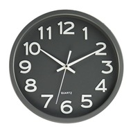 JVD HX2413.2 - 30cm - Nástenné hodiny - Sivá