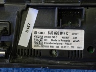 AUDI A3 S3 8V 2012-2016 PANEL klími klimatizaci originál 8V0820047C