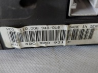 dials clock AUDI A6 C5 4.2 V8 4B0920931E
