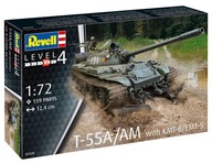 REVELL 03328 1:72 T-55A/AM with KMT-6 / EMT-5