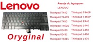 Oryginalna Klawiatura LENOVO Thinkpad T440 T450 T460 T440s T450s L440 PL