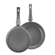 Zestaw patelni z trwałą powłoką non-stick Valdinox Rock 24 i 28 cm 2 szt.