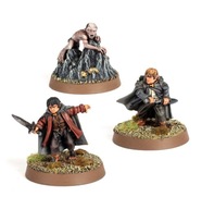 LOTR Frodo Baggins, Samwise Gamgee and Gollum in Emyn Muil / Games Workshop