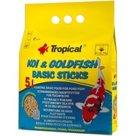 Tropical Koi & Goldfish Basic Sticks Podstawowy pokarm dla ryb karpi 5L