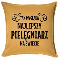 NAJLEPSZY PIELĘGNIARZ poduszka 50x50 prezent