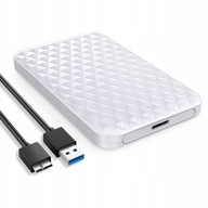 Obudowa na dysk HDD SSD 2,5" kabel USB3.0 ORICO biała 2520U3-WH-EP-CZ