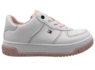 Buty dziecięce sportowe białe różowe adidasy Tommy Hilfiger rozmiar 31