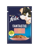 Purina Felix łosoś w galaretce 10x85g.