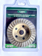 Tarcza Diamentowa Szlifierska Turbo Ø125x22 TORRO