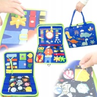 SZENZOROS TÁBLA DINOSZAURUSZ MONTESSORI MANIPULATÍV KÖNYV 3D