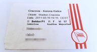 bilet CRACOVIA Kraków - KORONA Kielce 19.03.2011