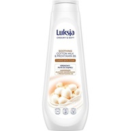 Luksja Creamy & Soft Tekutina do kúpeľa Upokojujúce bavlnené mlieko 900ML