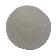 PLSTĚNÁ KULIČKA MERINO 4cm (bílá)