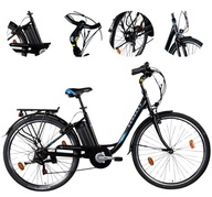 Elektrický Bicykel Mestský Dámsky Pánsky 26 Oceľ Podpora 110km 10Ah 250W
