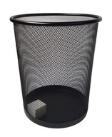Odpadkový kôš kovová sieťka pre domácnosť a do kancelárie Net čierna 10 litrov