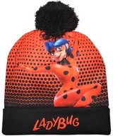 Dievčenská zimná čiapka s brmbolcom Čarovná lienka - Miraculous Ladybug 52