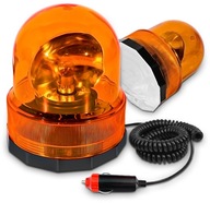 Výstražná lampa kohút oranžový ba15s 12V