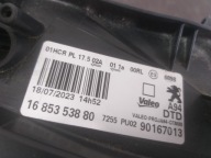 light front right PEUGEOT 2008 LIFT lens 1685353880