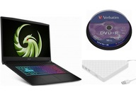 Laptop MSI 17.3 AMD Ryzen 7 16GB + ZEWNĘTRZNY NAPĘD DVD + 10 PŁYT DVD!