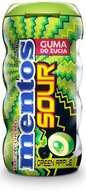 Mentos Sour Green Apple kwaśna jabłkowa guma do żucia bez cukru 30g