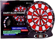 ELEKTRONICKÝ DART ENERO 43CM ČERVENÝ PEVNÝ