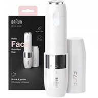 DEPILÁTOR NA TVÁR BRAUN FACE MINI FS1000 HOLIACI STROJČEK PRE ŽENY SMARTLIGHT