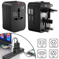 2X ADAPTER PODRÓŻNY NA CAŁYM ŚWIECIE UNIWERSALNY ADAPTER PODRÓŻNY DO EUROPY