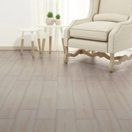 Samolepiace podlahové panely PVC 2,51 m² 2 mm biely dub