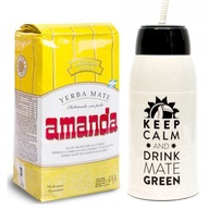 YERBA MATE AMANDA LIMON 500 g yerbomos zestaw