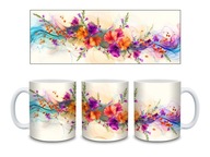 NYOMOTT MINTÁS BÖGRE AJÁNDÉK KÜLÖNBÖZŐ VIRÁG MINTÁK