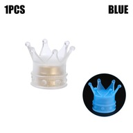 Luminous Crown Tire Valve Caps for Car Motorcycle Bike Tyre Decorati~11973