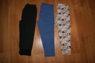 3 x legginsy 3/4 Rozmiar 152 11-12 lat