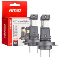 LED AUTOŽÁROVKY H7 12V 60W 6000K 5600LM HOMOLOGACE + 600% SVĚTLO