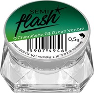 Semilac SemiFlash Chameleón efekt Green Venom 03