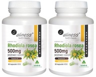 Aliness Rhodiola rosea Rozchodnica horská 500mg Koncentrácia Poklesy nálady