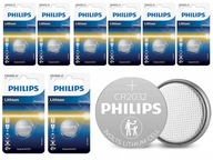 8x BATERIA LITOWA CR2032 PASTYLKOWA 3V PHILIPS PILOTY SAMOCHODOWE ZEGARKI