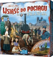 Gra planszowa Wsiąść do pociągu Kolekcja Map 6 - Francja i Dziki Zachód