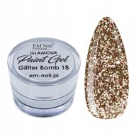 Gél na zdobenie EM Nail Paint Glitter Bomb