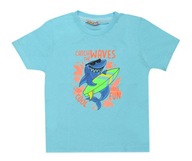 Koszulka dziecięca chłopięca T-shirt r.104 Waves