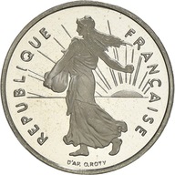 Moneta, Francja, Semeuse, 1/2 Franc, 1999, Proof,