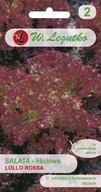 Sałata liściowa Lollo Rosa Czerwona 1g - Nasiona - W. Legutko