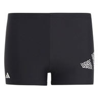 Kąpielówki adidas 3 Bar Log Boxer Jr HR7480 Nowy