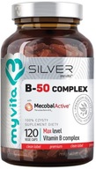 Vitamín B-50 Complex MAX 120 kapsúl STRIEBRO
