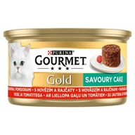 Purina GOURMET GOLD z wołowiną i pomidorami 85g