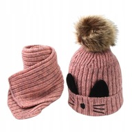Zimné čiapky pre chlapcov a dievčatá - Ružová