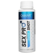 Sex Pro Shot OstroVit Grejpfrutowy Wspiera A-AKG Cynk Selen Maca 100 ml